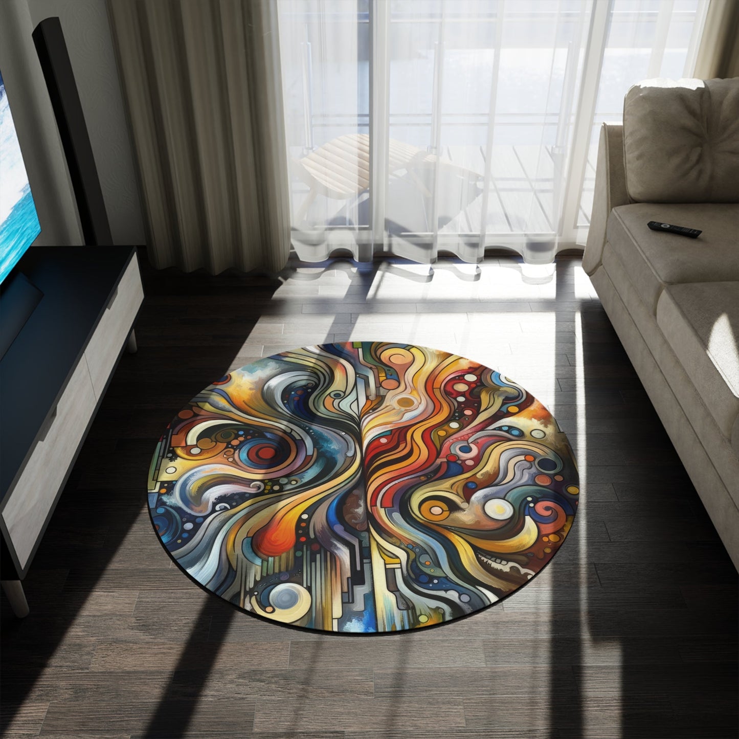 Tapestry Truths Diversity Round Rug - ATUH.ART