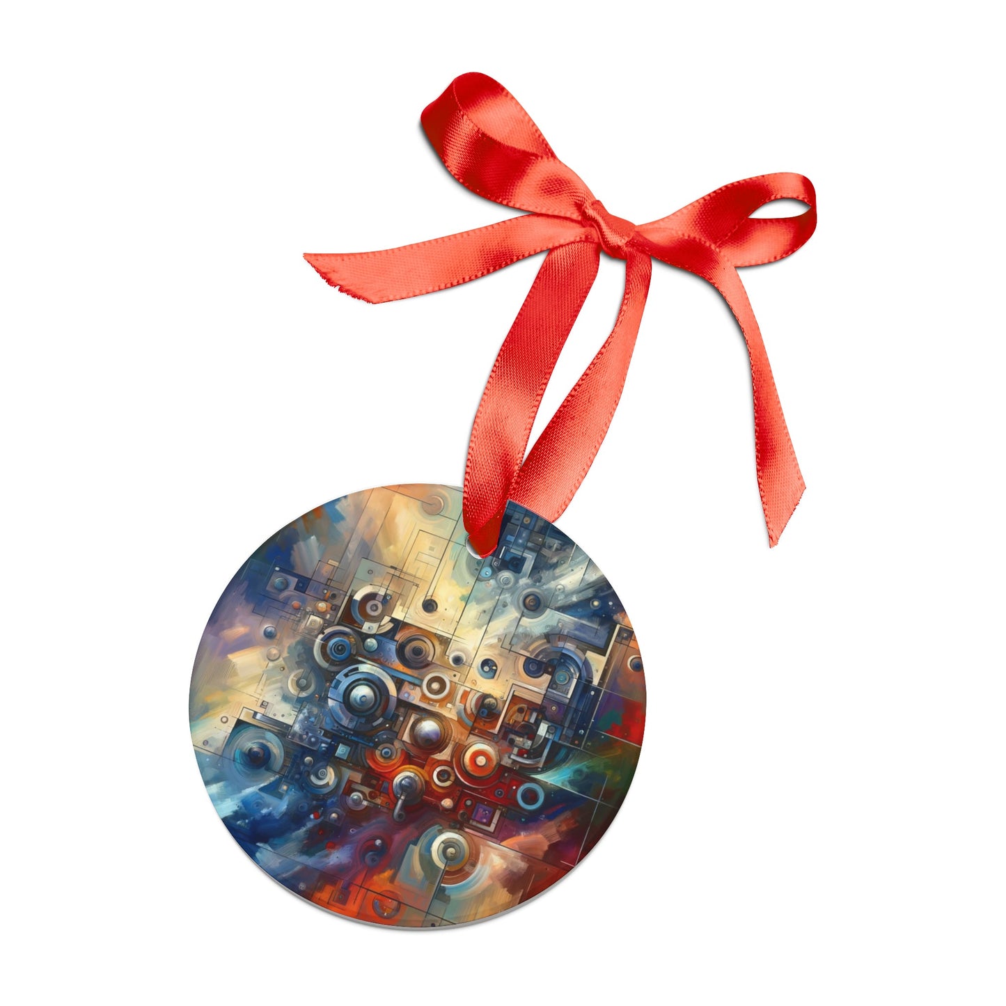 Tech Gratitude Fusion Acrylic Ornament with Ribbon - ATUH.ART