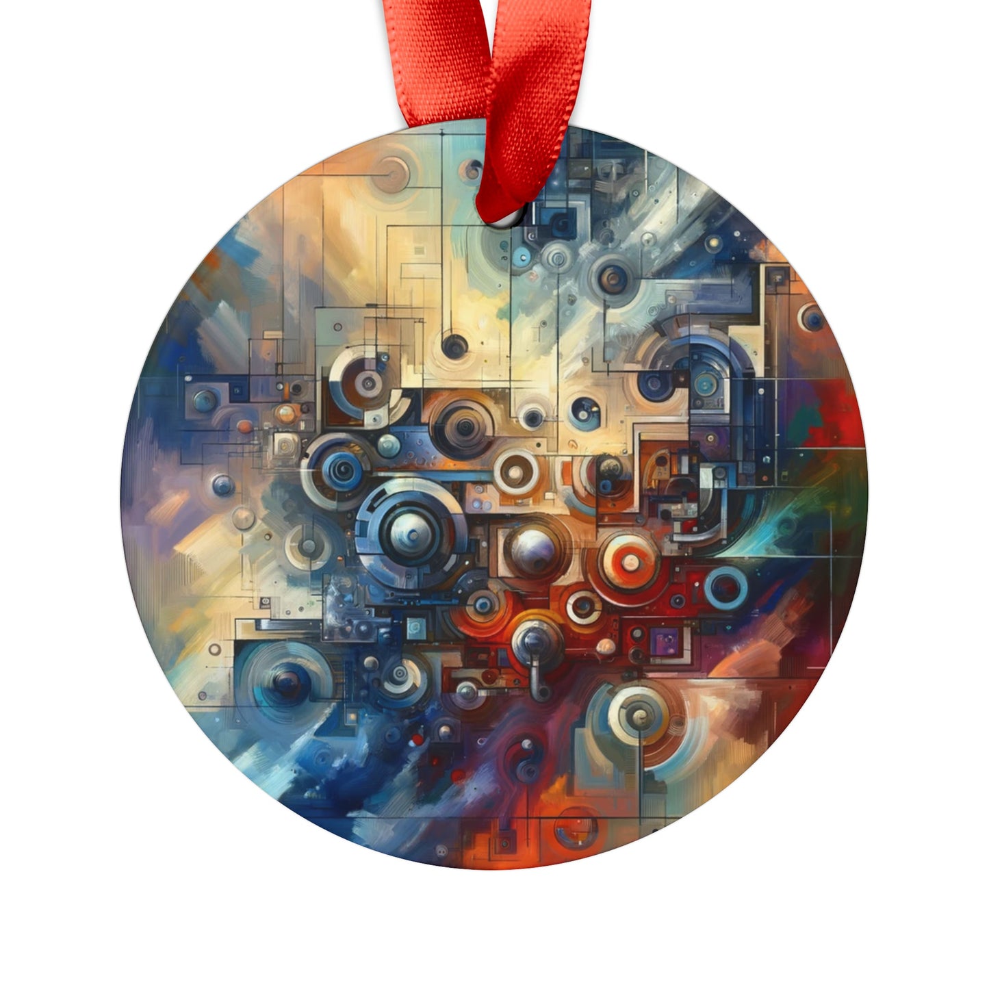 Tech Gratitude Fusion Acrylic Ornament with Ribbon - ATUH.ART