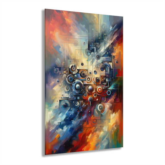 Tech Gratitude Fusion Acrylic Prints (French Cleat Hanging) - ATUH.ART