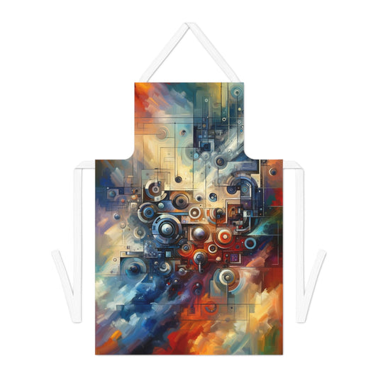 Tech Gratitude Fusion Adult Apron (AOP) - ATUH.ART