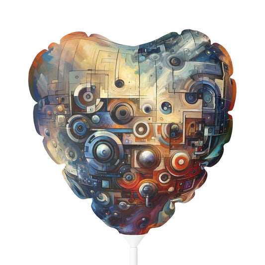 Tech Gratitude Fusion Balloon (Round and Heart-shaped), 11" - ATUH.ART