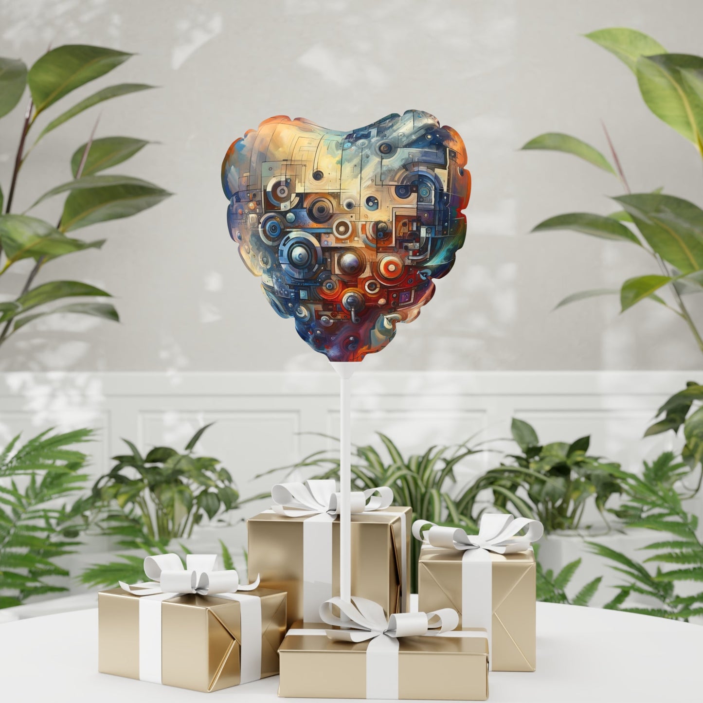 Tech Gratitude Fusion Balloon (Round and Heart-shaped), 11" - ATUH.ART