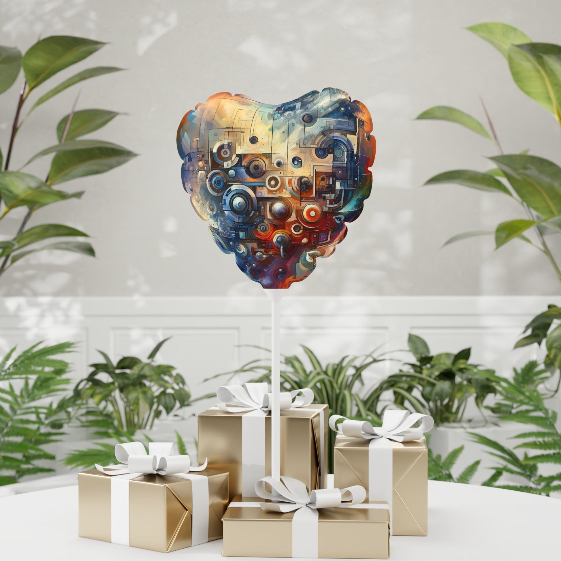 Tech Gratitude Fusion Balloon (Round and Heart-shaped), 11" - ATUH.ART