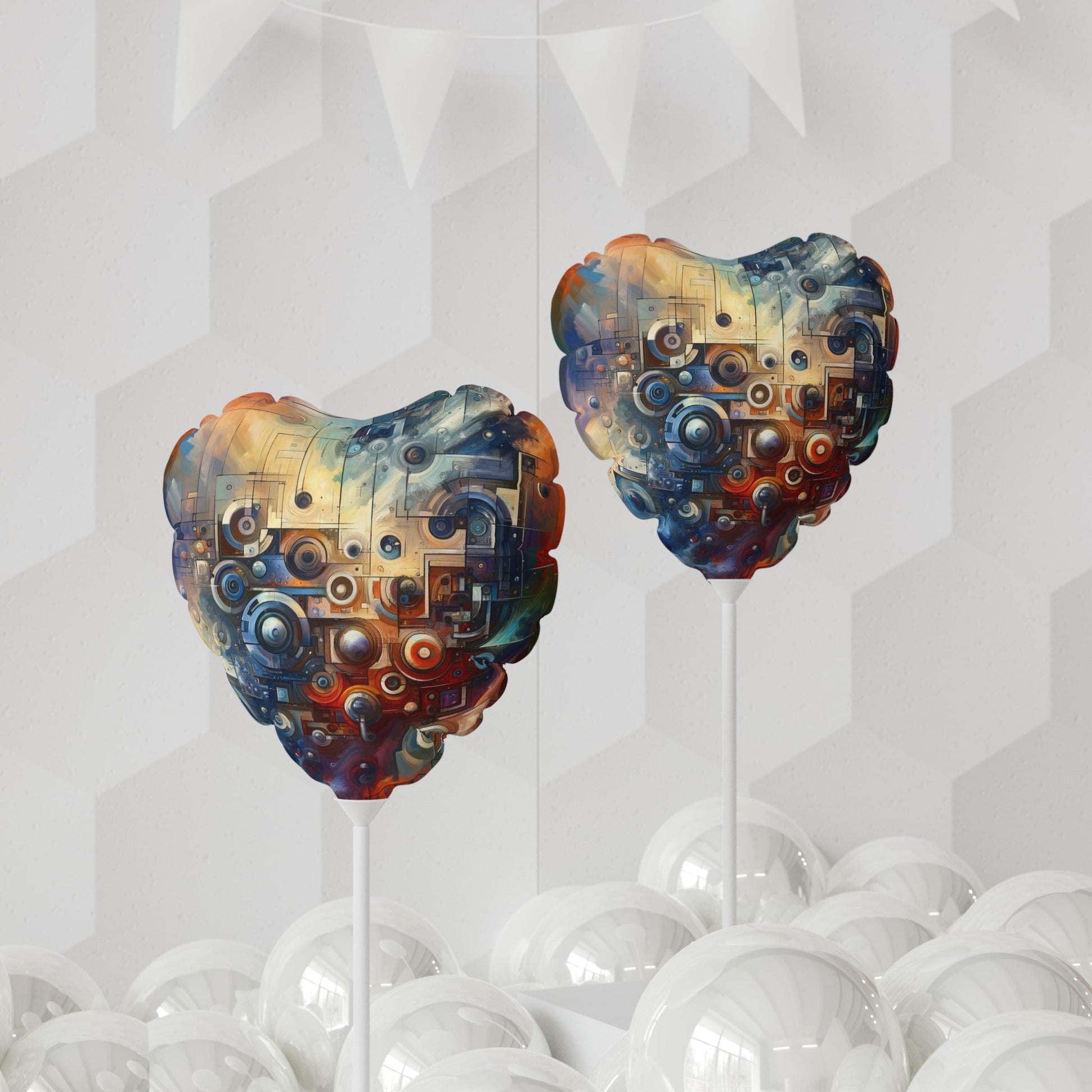 Tech Gratitude Fusion Balloon (Round and Heart-shaped), 11" - ATUH.ART