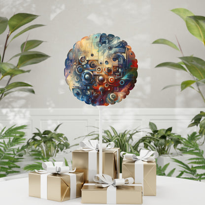 Tech Gratitude Fusion Balloon (Round and Heart-shaped), 11" - ATUH.ART
