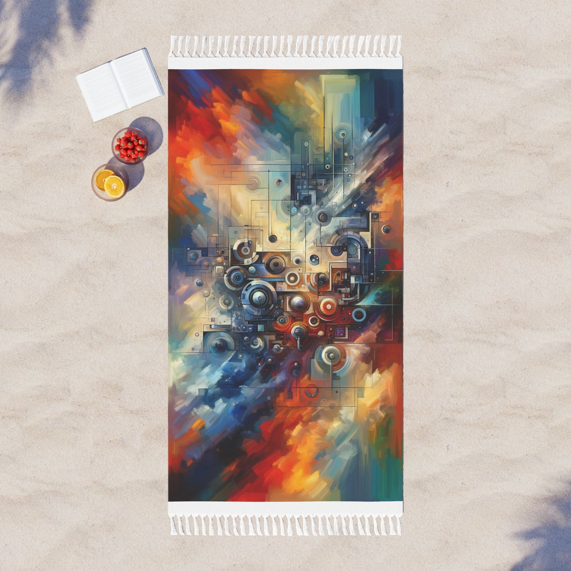 Tech Gratitude Fusion Boho Beach Cloth - ATUH.ART