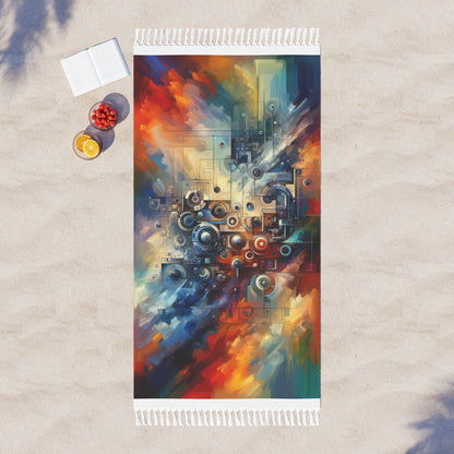 Tech Gratitude Fusion Boho Beach Cloth - ATUH.ART