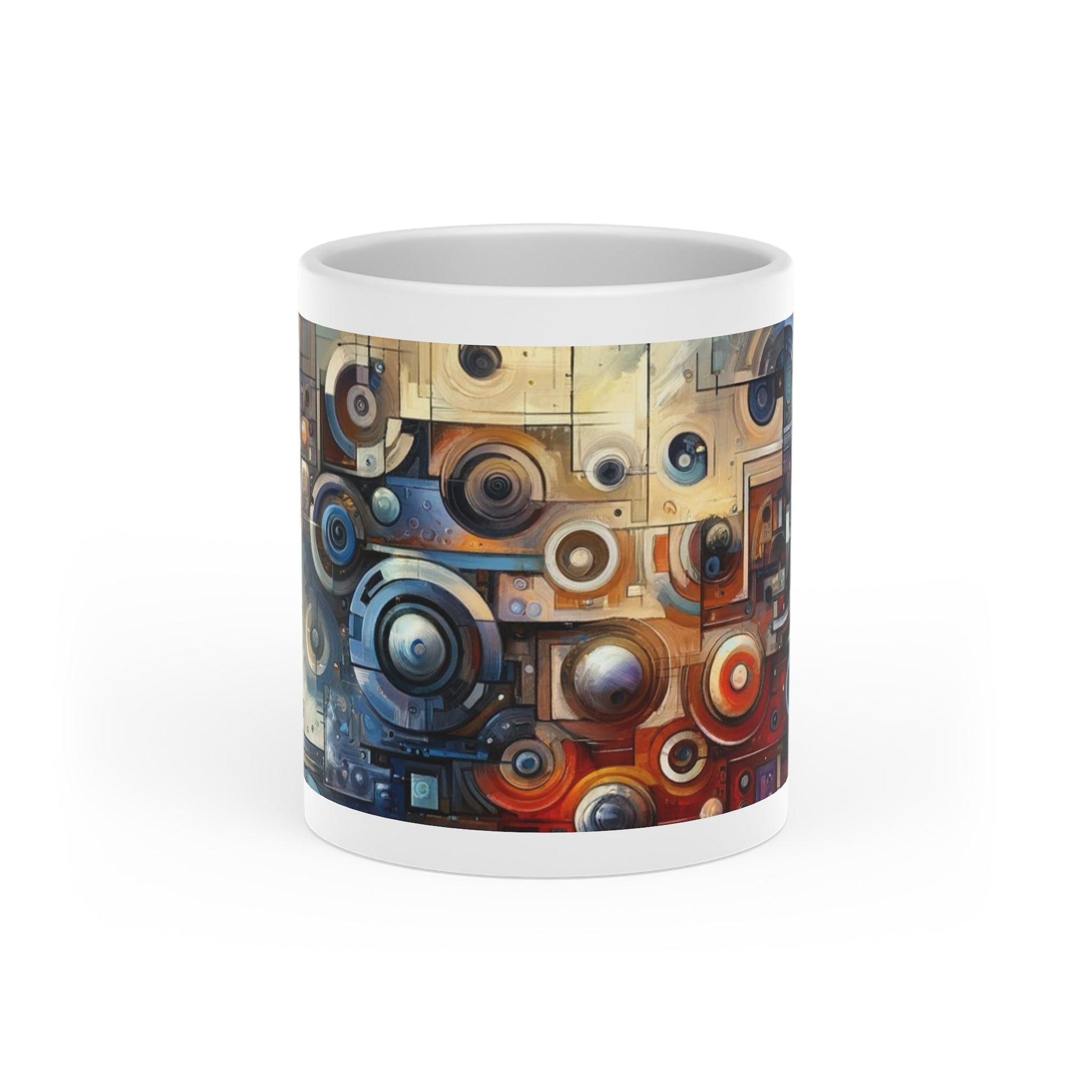 Tech Gratitude Fusion Heart-Shaped Mug - ATUH.ART