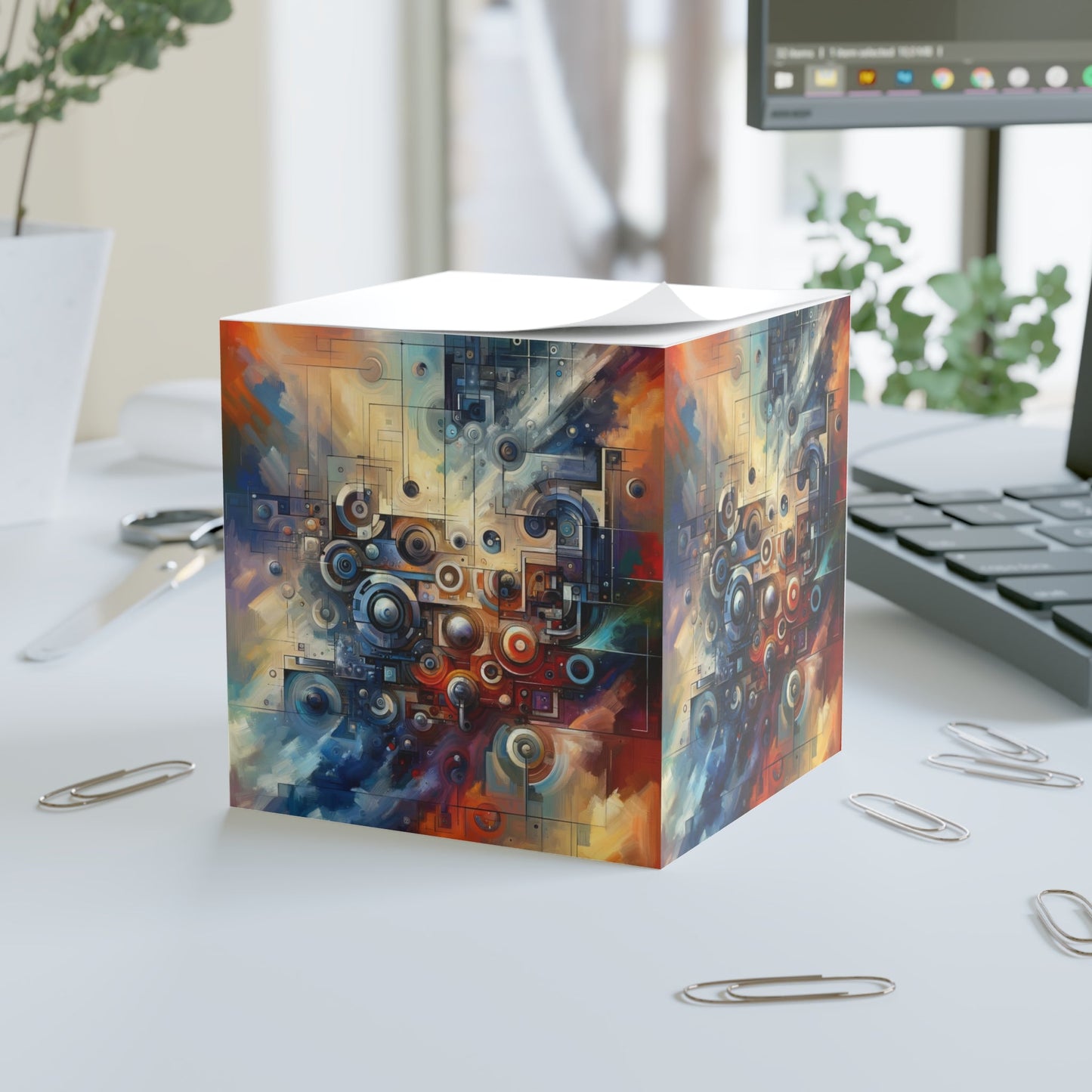 Tech Gratitude Fusion Note Cube - ATUH.ART