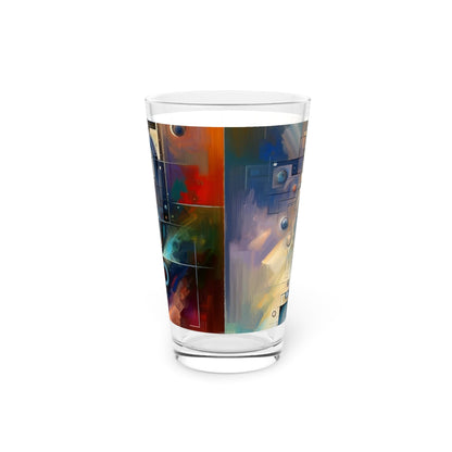 Tech Gratitude Fusion Pint Glass, 16oz - ATUH.ART