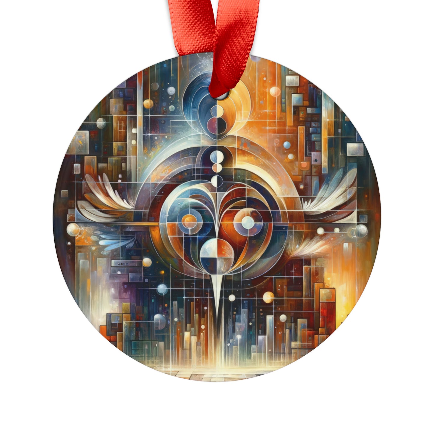 Tech Spirit Balance Acrylic Ornament with Ribbon - ATUH.ART