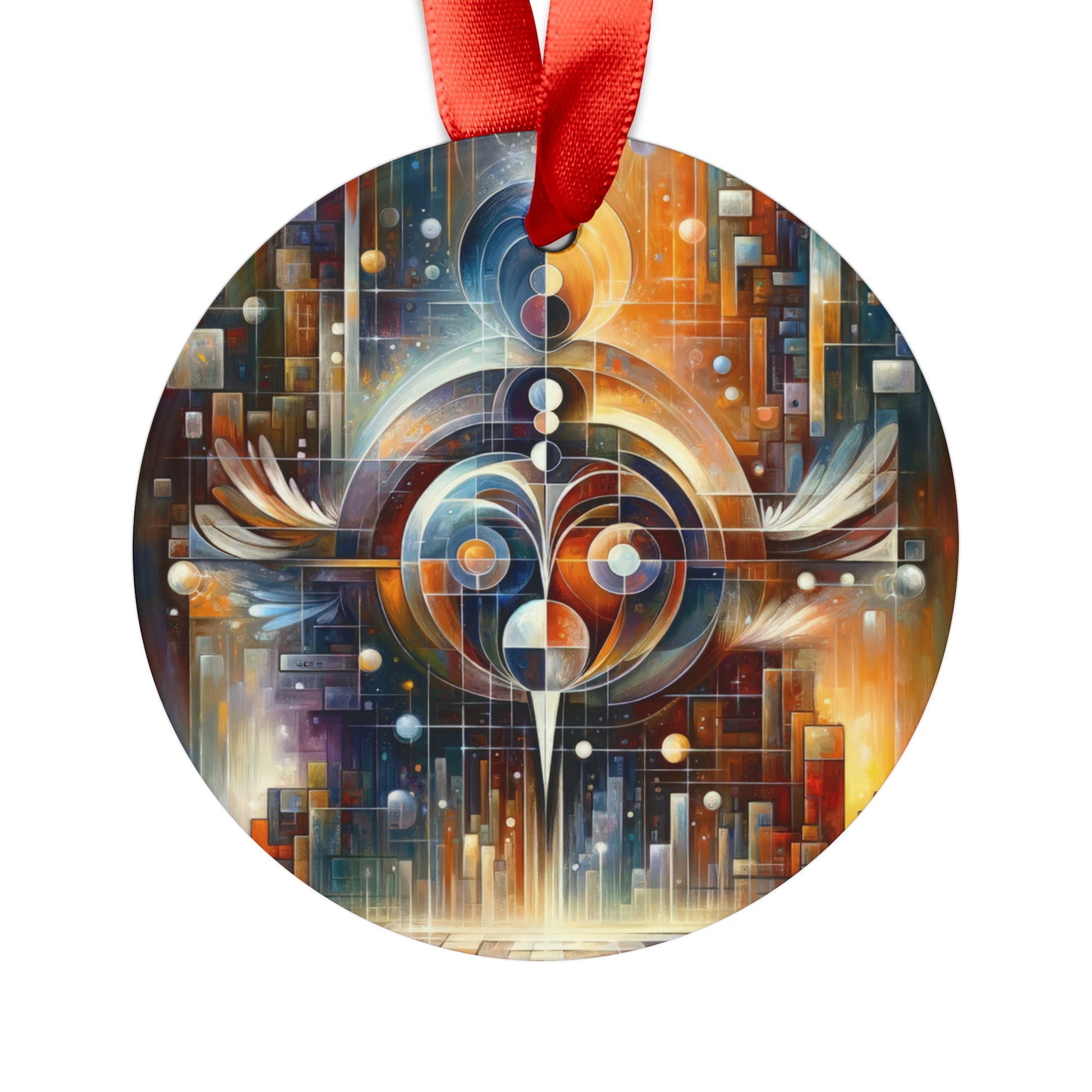 Tech Spirit Balance Acrylic Ornament with Ribbon - ATUH.ART