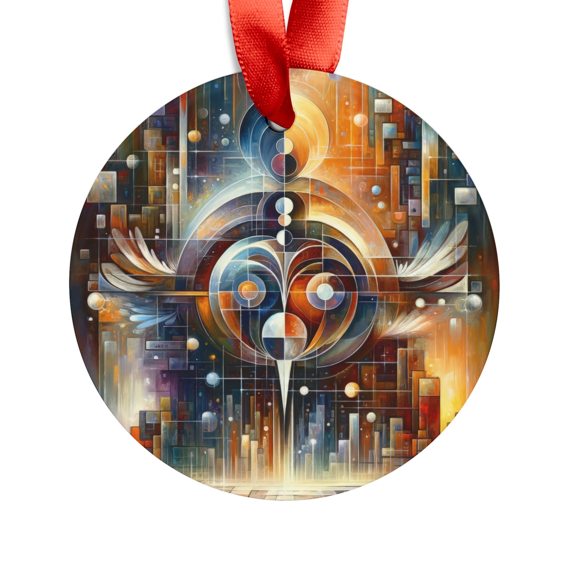 Tech Spirit Balance Acrylic Ornament with Ribbon - ATUH.ART