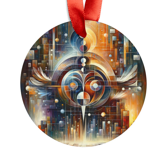 Tech Spirit Balance Acrylic Ornament with Ribbon - ATUH.ART