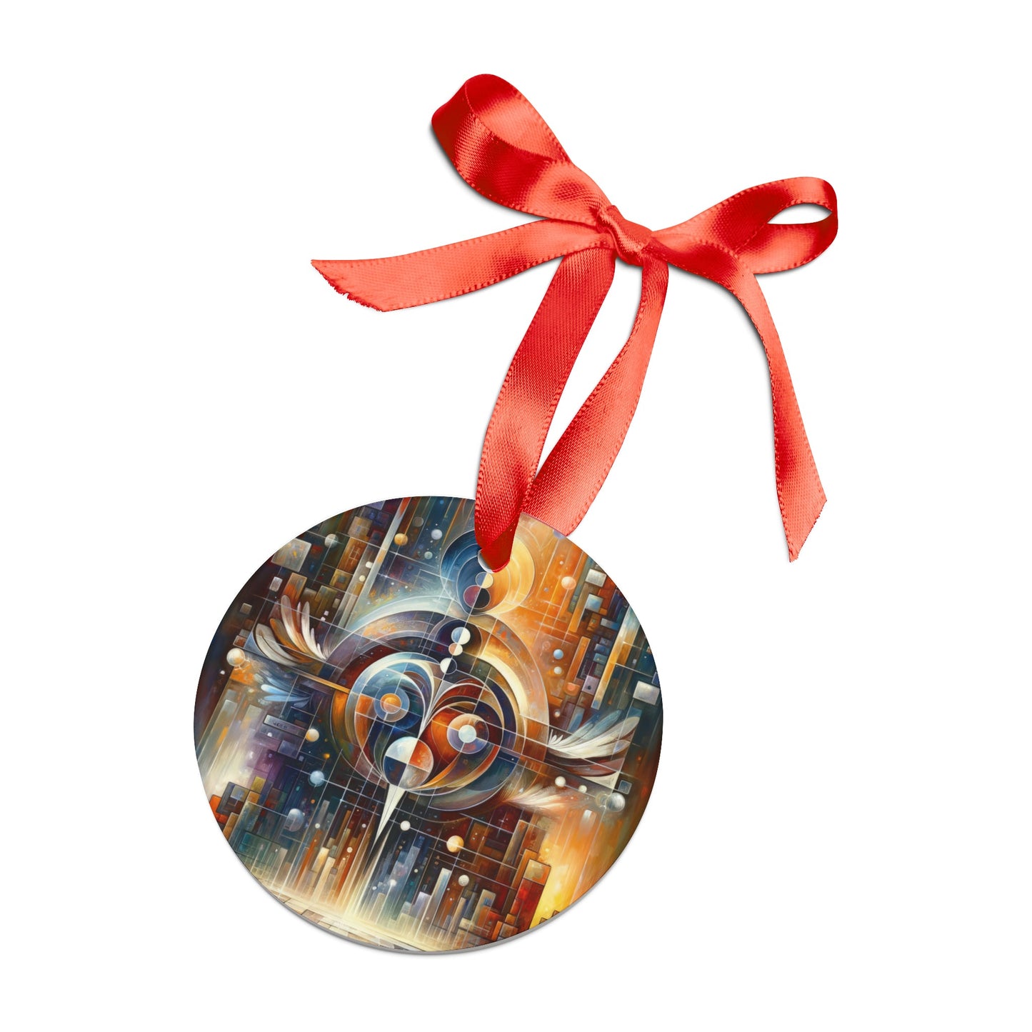 Tech Spirit Balance Acrylic Ornament with Ribbon - ATUH.ART