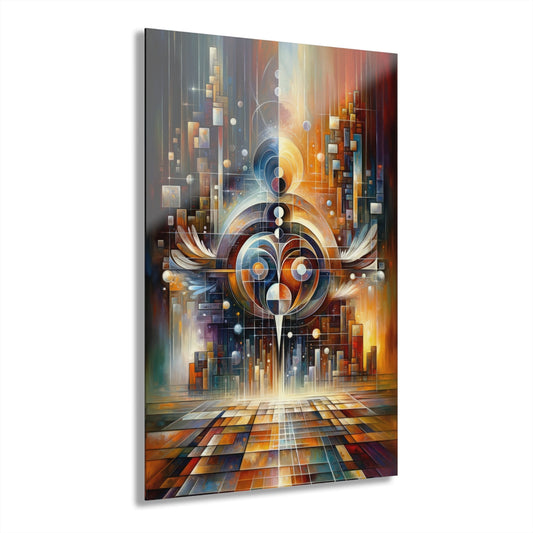 Tech Spirit Balance Acrylic Prints (French Cleat Hanging) - ATUH.ART