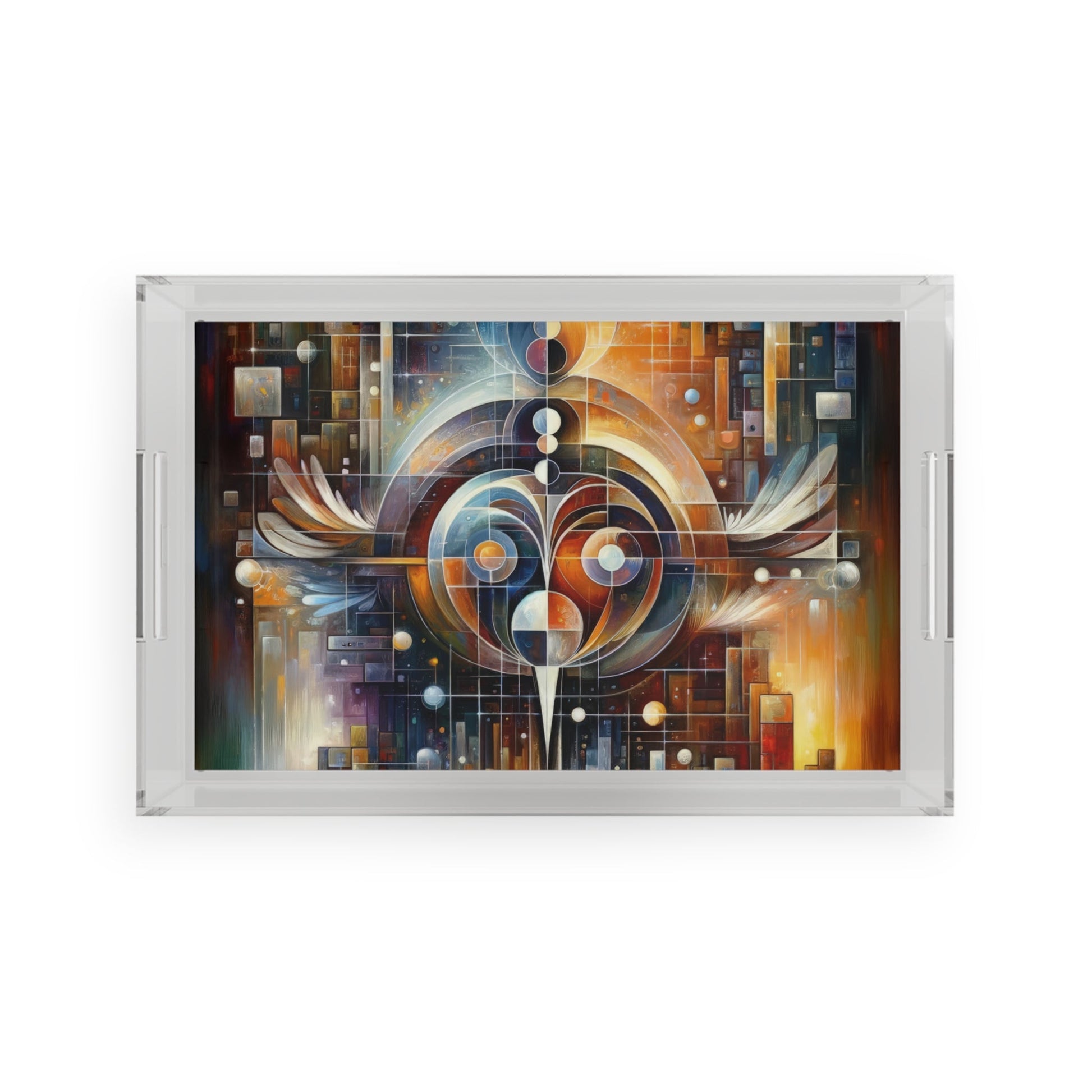Tech Spirit Balance Acrylic Serving Tray - ATUH.ART