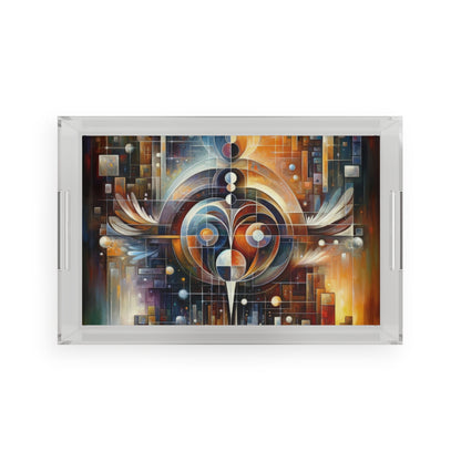Tech Spirit Balance Acrylic Serving Tray - ATUH.ART