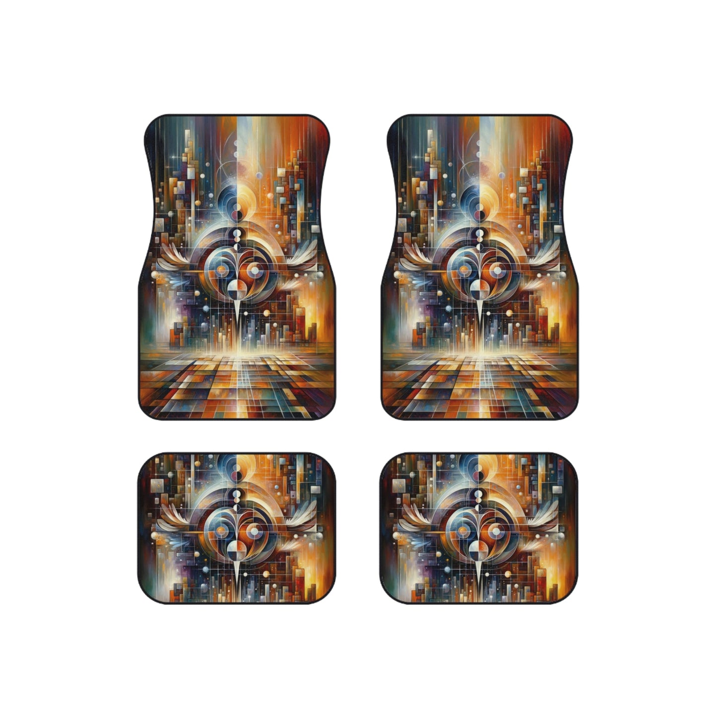 Tech Spirit Balance Car Mats (Set of 4) - ATUH.ART