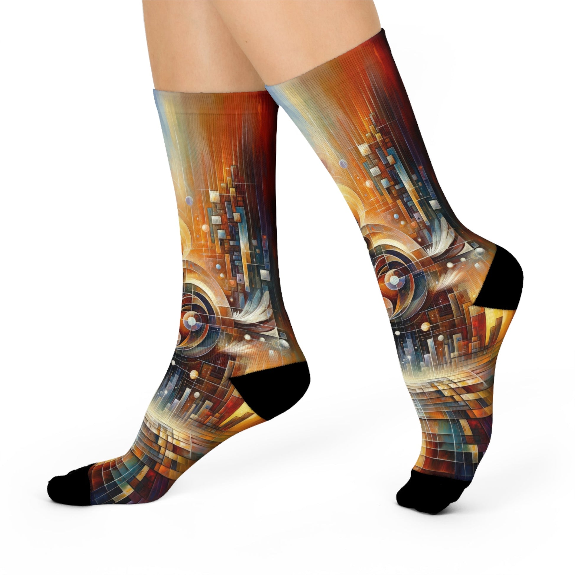 Tech Spirit Balance Cushioned Crew Socks - ATUH.ART