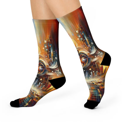 Tech Spirit Balance Cushioned Crew Socks - ATUH.ART