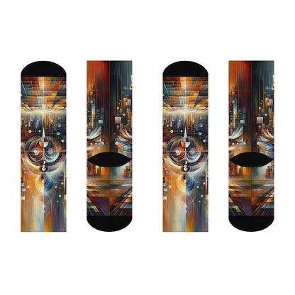 Tech Spirit Balance Cushioned Crew Socks - ATUH.ART