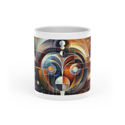 Tech Spirit Balance Heart-Shaped Mug - ATUH.ART