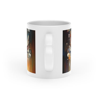 Tech Spirit Balance Heart-Shaped Mug - ATUH.ART