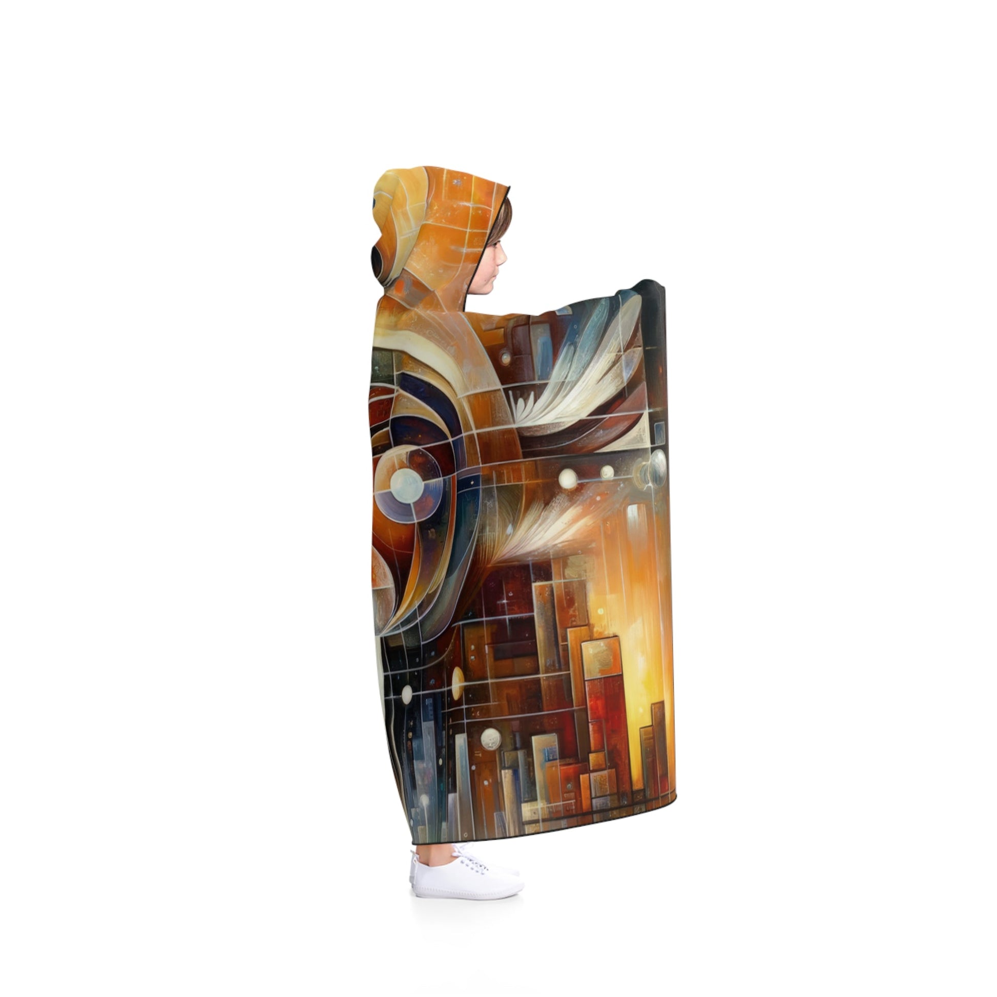 Tech Spirit Balance Hooded Blanket - ATUH.ART