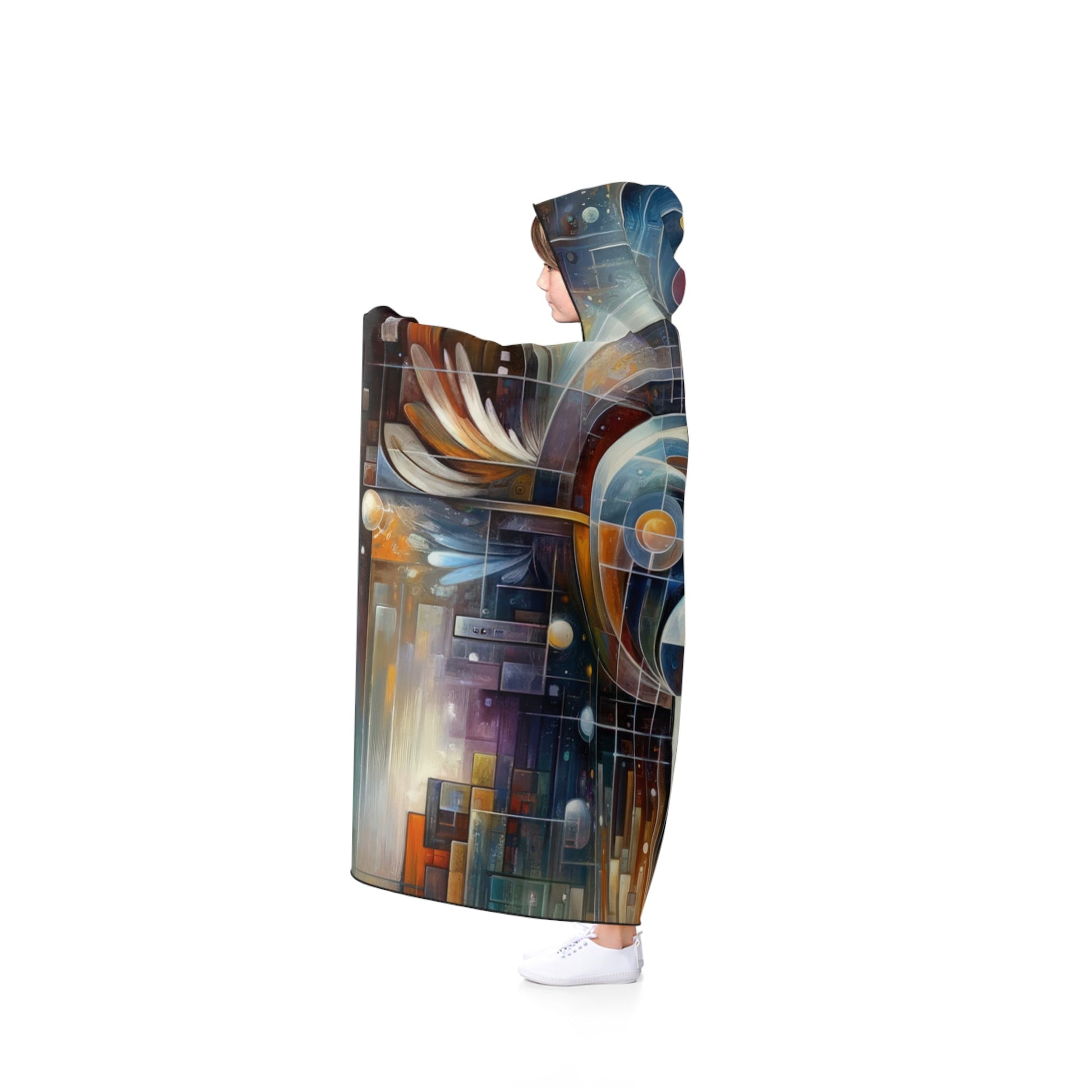 Tech Spirit Balance Hooded Blanket - ATUH.ART