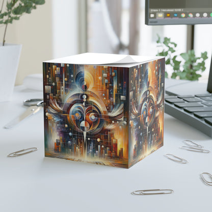 Tech Spirit Balance Note Cube - ATUH.ART