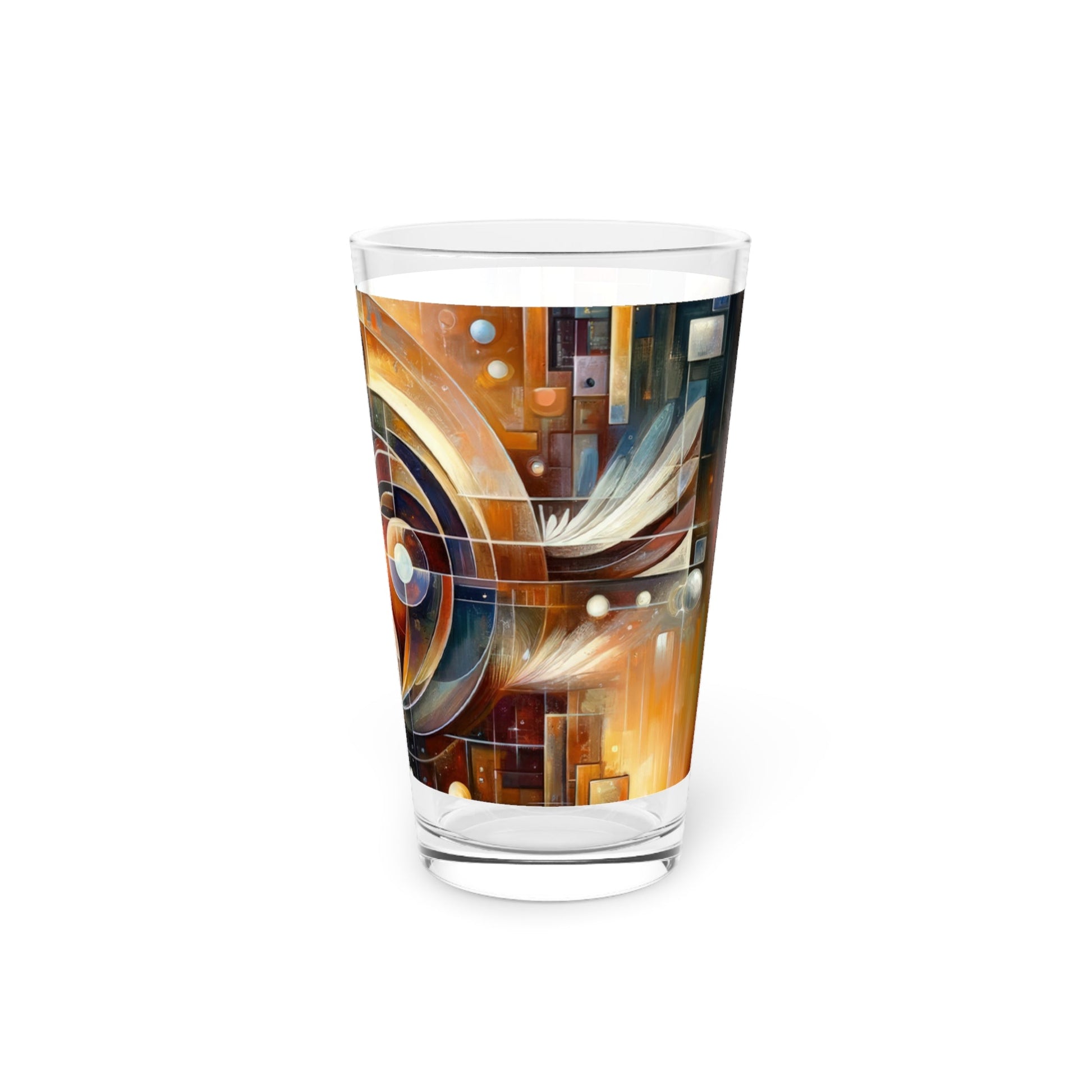 Tech Spirit Balance Pint Glass, 16oz - ATUH.ART