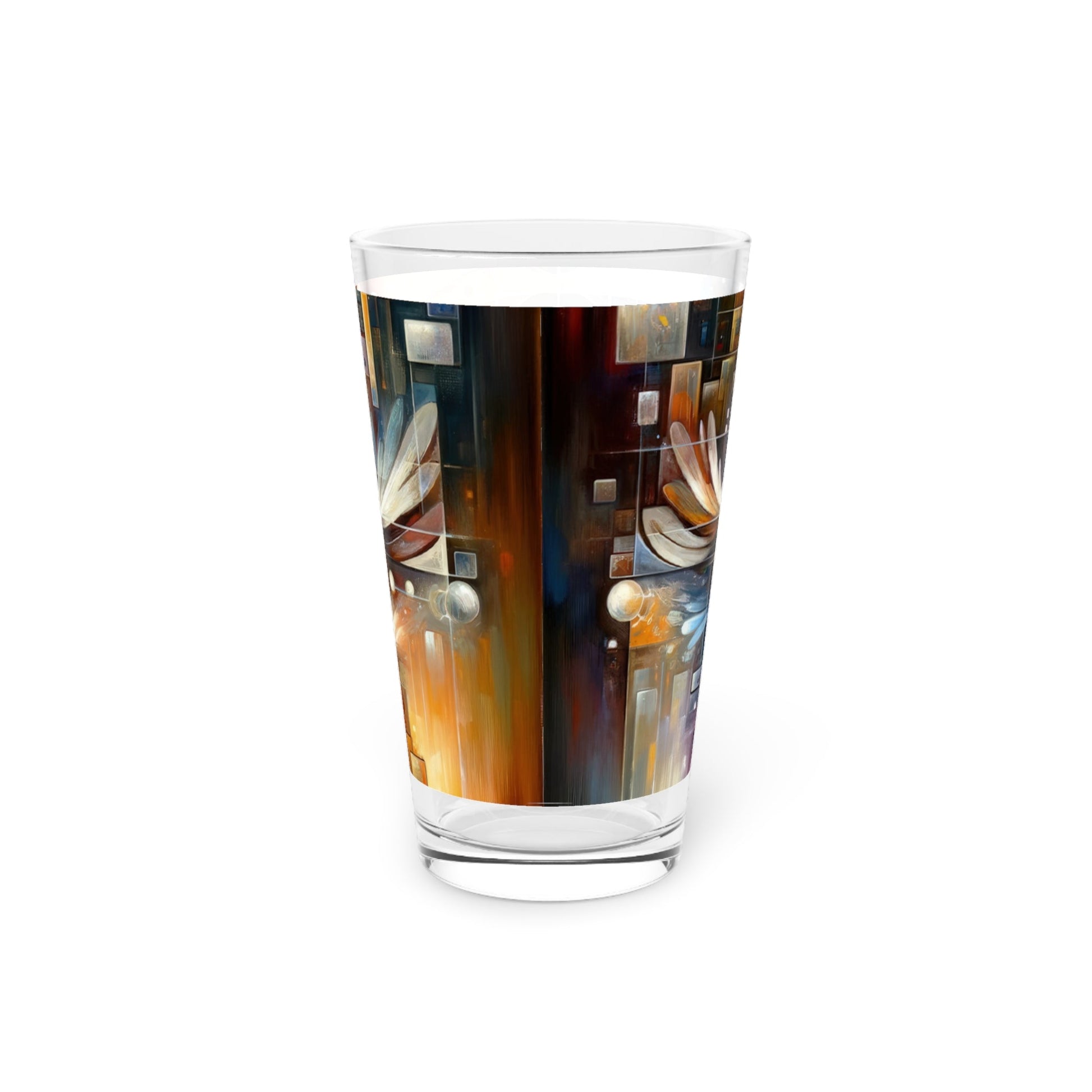 Tech Spirit Balance Pint Glass, 16oz - ATUH.ART