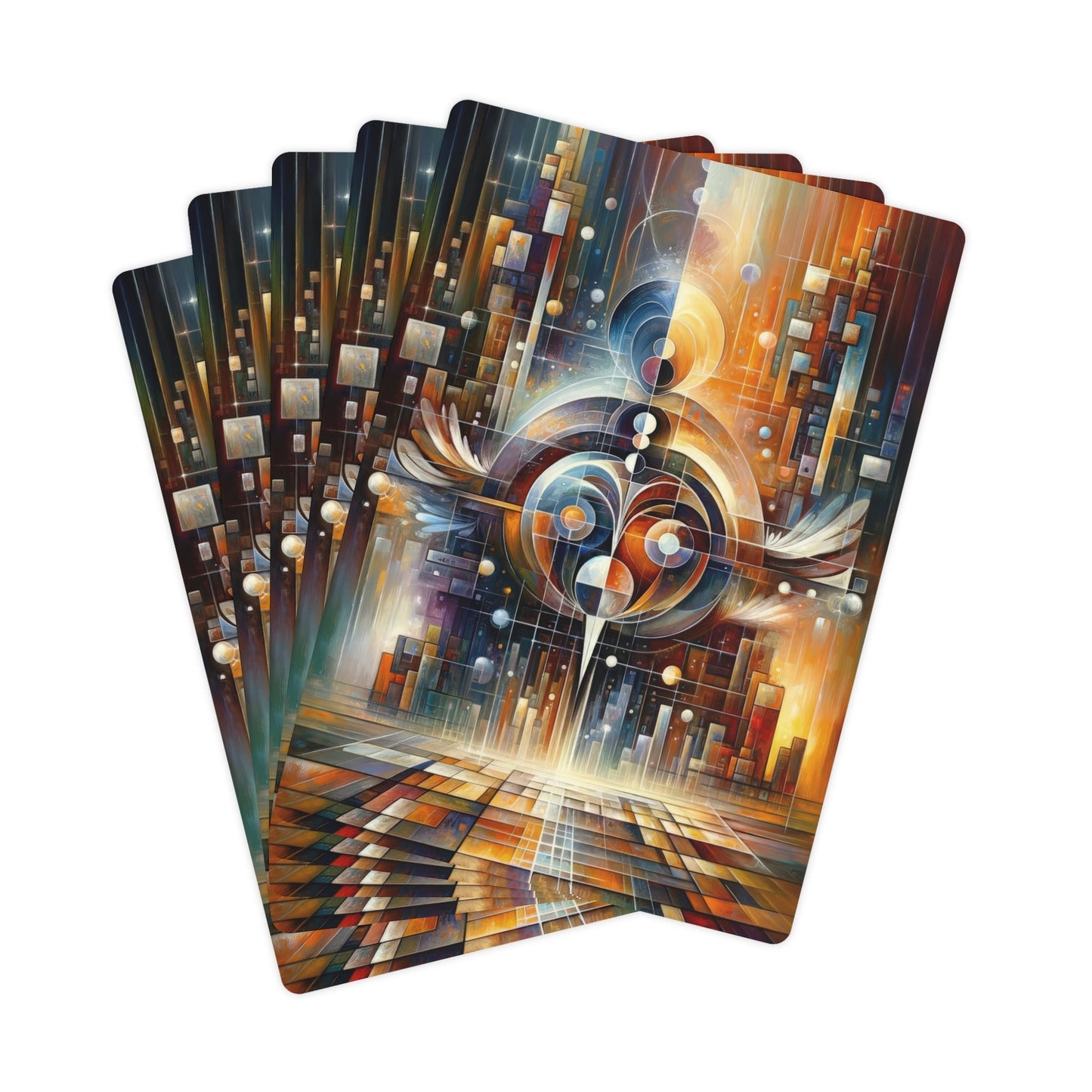 Tech Spirit Balance Poker Cards - ATUH.ART