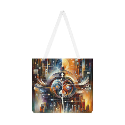 Tech Spirit Balance Shoulder Tote Bag (AOP) - ATUH.ART