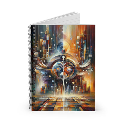 Tech Spirit Balance Spiral Notebook - Ruled Line - ATUH.ART