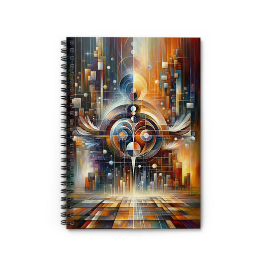 Tech Spirit Balance Spiral Notebook - Ruled Line - ATUH.ART