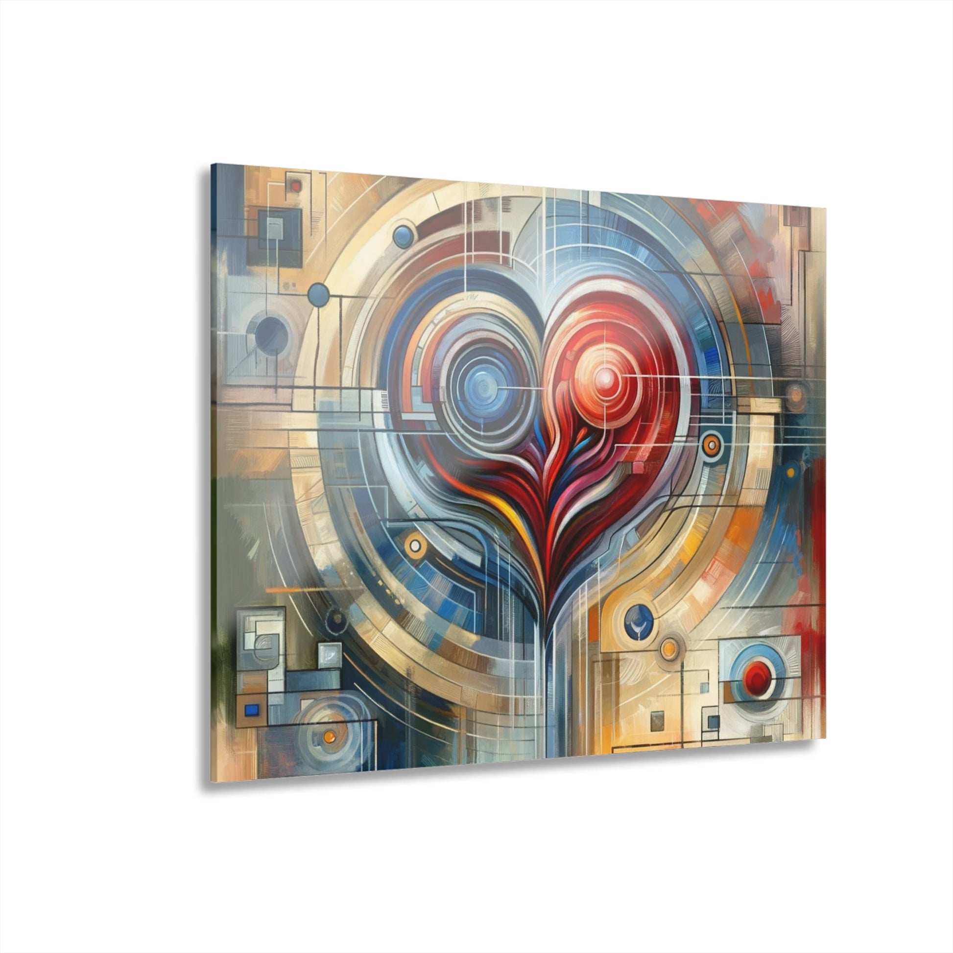 Techno Heart Harmony Acrylic Prints (French Cleat Hanging) - ATUH.ART