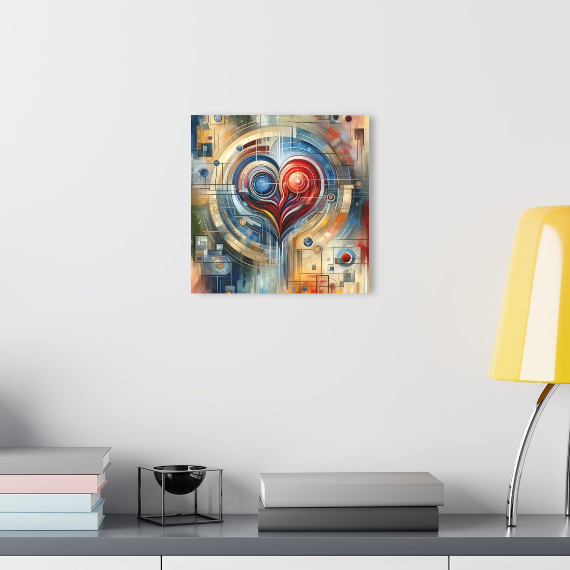 Techno Heart Harmony Acrylic Prints (French Cleat Hanging) - ATUH.ART