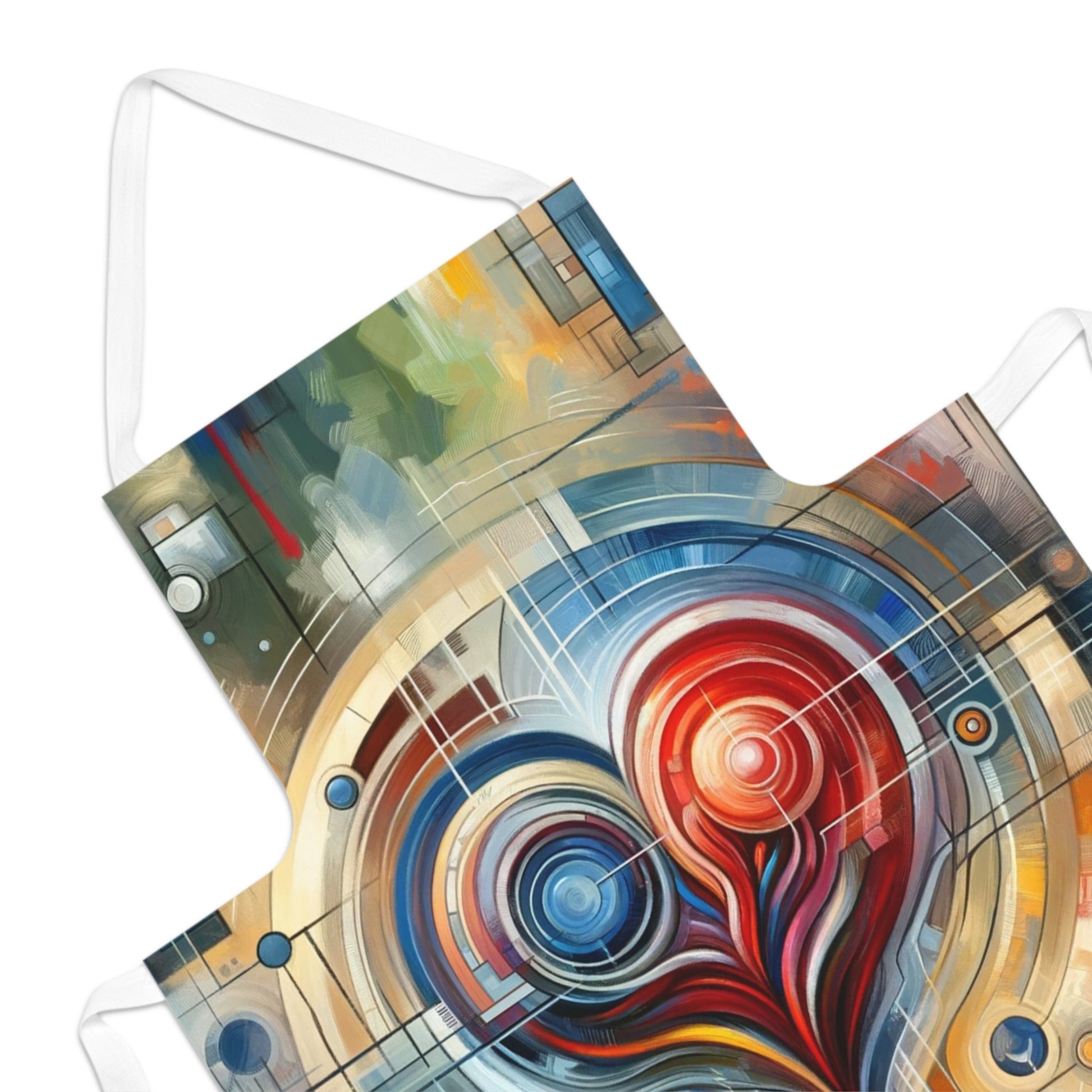 Techno Heart Harmony Adult Apron (AOP) - ATUH.ART