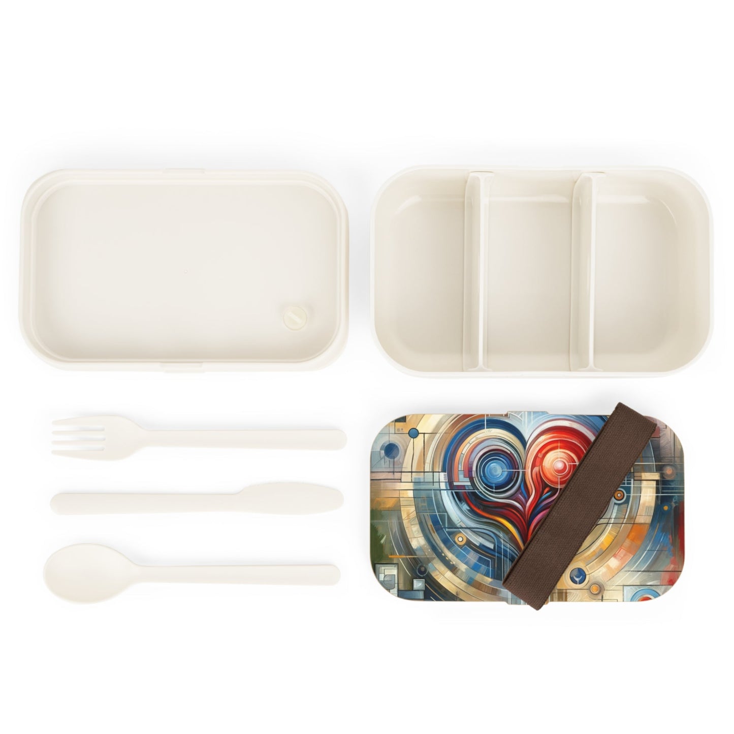 Techno Heart Harmony Bento Lunch Box - ATUH.ART