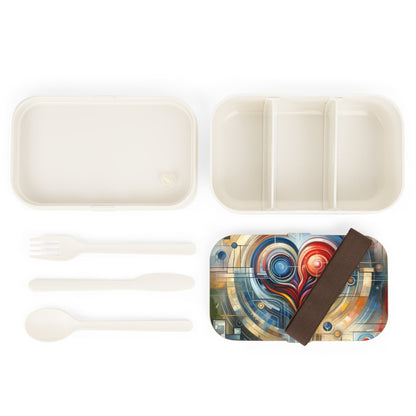 Techno Heart Harmony Bento Lunch Box - ATUH.ART