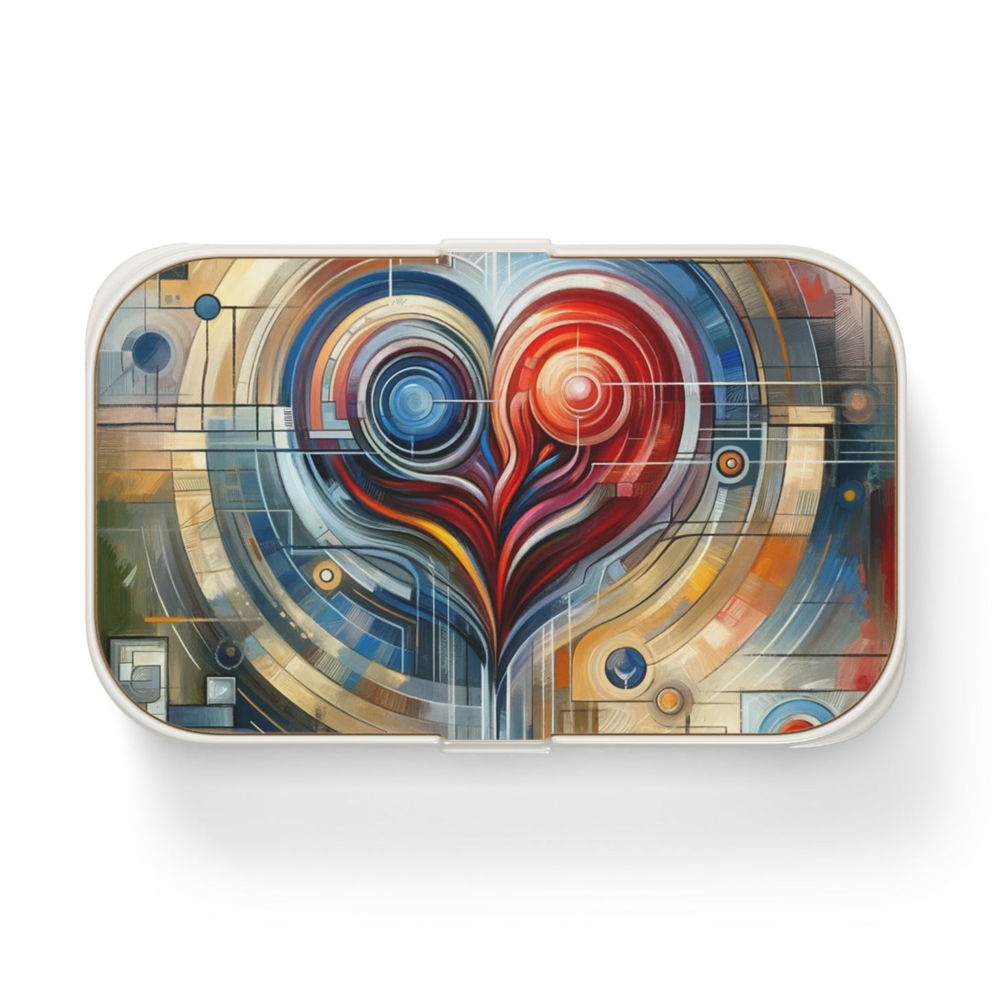 Techno Heart Harmony Bento Lunch Box - ATUH.ART