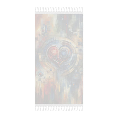 Techno Heart Harmony Boho Beach Cloth - ATUH.ART