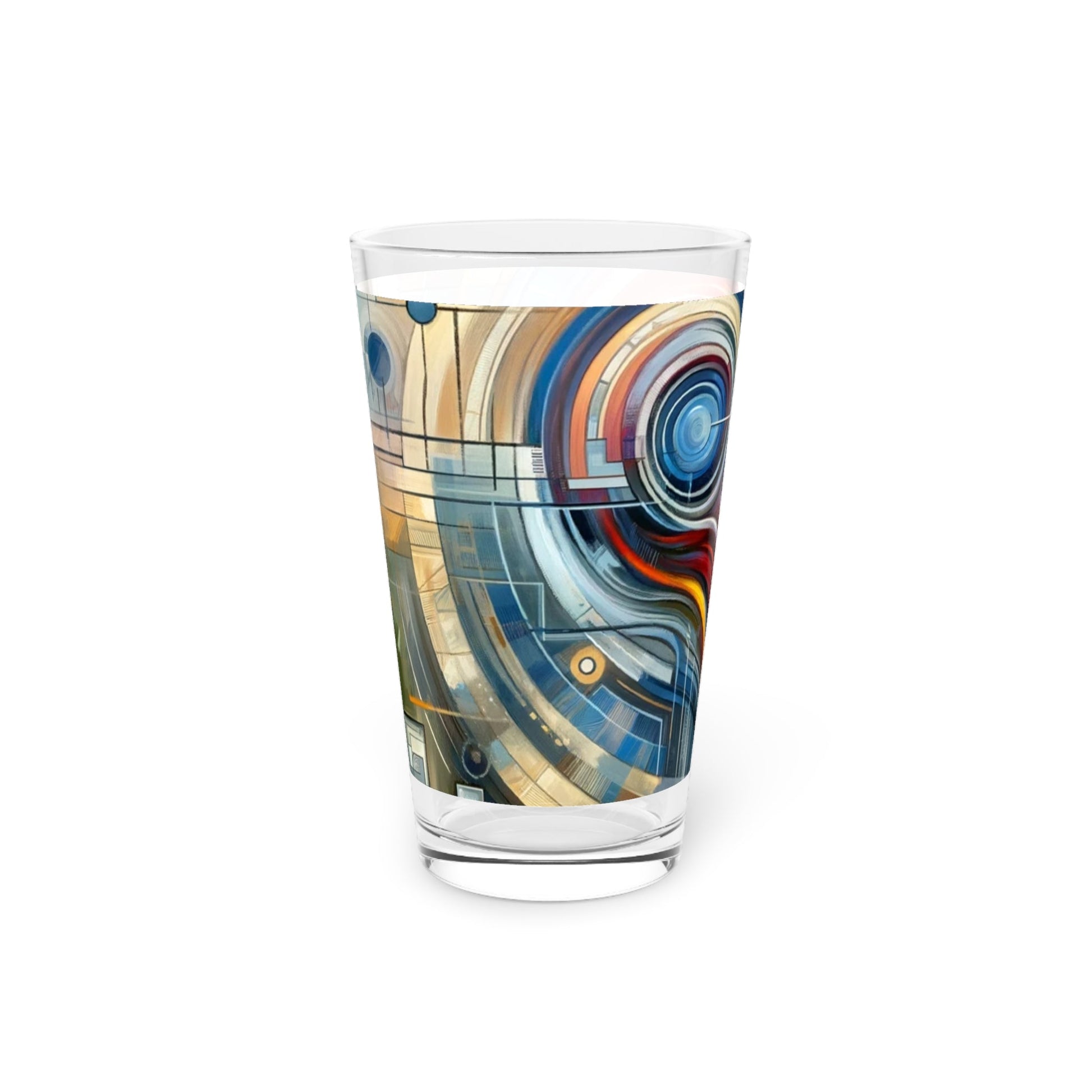 Techno Heart Harmony Pint Glass, 16oz - ATUH.ART