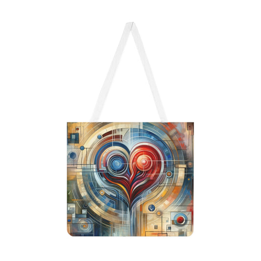 Techno Heart Harmony Shoulder Tote Bag (AOP) - ATUH.ART