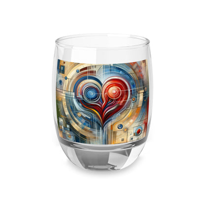 Techno Heart Harmony Whiskey Glass - ATUH.ART