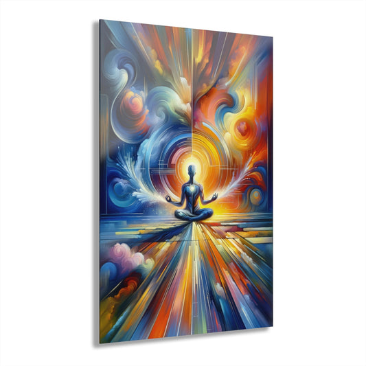 Techno Spiritual Synthesis Acrylic Prints (French Cleat Hanging) - ATUH.ART