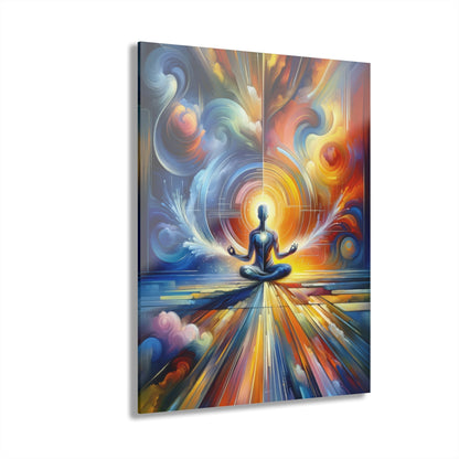 Techno Spiritual Synthesis Acrylic Prints (French Cleat Hanging) - ATUH.ART